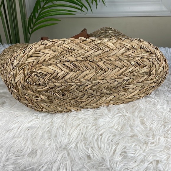 INC International Concepts ~ Lillian Straw Tote ~ NWT! - Picture 8 of 8